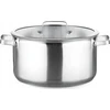 Maestro puodas su dangčiu 2.5l, 20cm, nerūdijantis plienas, indukcija
