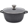 Aluminiowy Puodas su dangčiu NON-STICK indukcija 24cm 4,0l | Maestro MR-4224