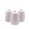 Rinkinys 3 POJEMNIKÓW CERAMICZNYCH NA KAWĘ HERBATĘ I CUKIER MAESTRO Baltas MR-20002-03CS
