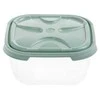 Okko Magic Vac FOOD CONTAINER SQUARE NORDIC Žalias. 1.1L