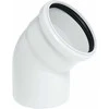 Magnaplast Vidaus kanalizacijos alkūnė HTplus, Ø 40 mm, 30°, balta