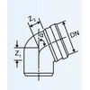 Solar Plus Magnaplast Kelio 15 ° vidinis nutekėjimas dBB 110mm (15700)