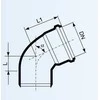 Magnaplast Vidaus kanalizacijos alkūnė Ultra dB, Ø 110 mm, 87°