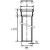 Magnaplast Vamzdis su mova - HTEM DN 32 baltas (408616)