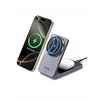 Magnetyczna kroviklis bezprzewodowa 2w1 UGREEN W706, MagSafe W706, 15W (juoda)