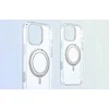 Magnetic dėklas su stoveliu Baseus SkyRing 360° Apple iPhone 16 Pro Pro skaidrus