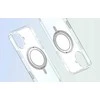 Baseus SkyRing 360° Apple iPhone 16 magnetic dėklas su stoveliu skaidrus