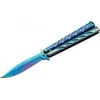 Magnum peilis Magnum Balisong Rainbow universalus