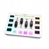 Ausinės Fifine Maišytuvas Sound Card SC3W balta USB su RGB XLR 2 - kanałowy