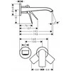 Potinkinis praustuvo maišytuvas Hansgrohe Vivenis 75050000
