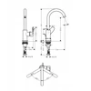 Praustuvo maišytuvas Hansgrohe Rebris S 72536000, chromo