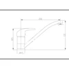 Praustuvo baterija Invena Ava New stovima chromuota (BZ-06-001-X)