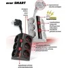 Maitinimo juosta Acar Smart anti-surge 6 lizdai 1,5 m juodi (W0153)