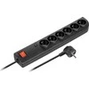 Elgotech Apsaugos nuo viršįtampių juosta 6xz/u 1.5 m juoda PSF4-601-2