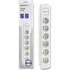 QOLTEC 50278 Maitinimo juosta 6 lizdai 1,8m Baltas