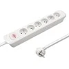 QOLTEC 50278 Maitinimo juosta 6 lizdai 1,8m Baltas