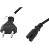 LANBERG CEE 7/16 IEC 320 C7 euro radio power cord 3m juodas