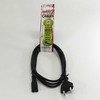 Kabelio tinklas 230V maitinimo šaltinis, CEE7/16 (euro radijas) - C7, 2m, VDE patvirtintas, juoda, Logotipas, 2 kontaktų jungtis, EOL