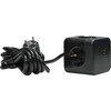 MicroConnect GRUCUBE2USB-B3 3m ilgio maitinimo laidas 3 x tinklo lizdai, skirti naudoti viduje, juodi