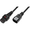 Maitinimo kabelis MicroConnect Microconnect PC1070 maitinimo kabelis juodas 4m C14 panelis C13 panelis