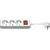 MicroConnect Rozgałęziacz 1,5 m 3 x gniazdo jungiama į tinklą wewnętrzna balta (GRU003W-SWITCH)
