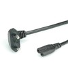 Maitinimo kabelis Roline ROLINE Netzkbl Euro gow. / 2 Pin schw. 1, 8m - 19, 7, 2093