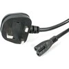 „StarTech BS 1363 Power“ (JK) – C7 IEC 60320 maitinimo kabelis, 1 m (PXTNB2SUK1M)