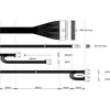 Akyga maitinimo šaltinis TFX 250W AK-T1-250 80+ auksinis 8cm ventiliatorius aktyvus PFC APFC