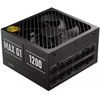 APNX MAX G1 1200 W 80 PLUS Gold maitinimo šaltinis, ATX 3.1, PCIe 5.1, pilnai modulinis, kompaktiškas – 1200 vatų, Juodas