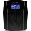 Maitinimo šaltinis awaryjny SVEN Pro 1500, 900W, LCD, USB, RG-45, 3 gniazda euro