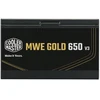 „Carruzzo Cooler Master MWE Gold V3 ATX 3.1“ nemodulinės serijos pagrindiniai blokai, 650 W, 24 kontaktų, ATX, Juoda