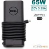 Nešiojamojo kompiuterio maitinimo adapteris Dell 65 W, 3.34 A, 19.5 V (0WMDHR)
