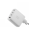 Nešiojamojo kompiuterio maitinimo adapteris Native Union Fast GaN Charger - kroviklis 100W PD, 3x USB-C, 1x USB-A (baltas)