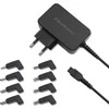 Qoltec 45W adapteris su 8 keičiamais jungčių antgaliais