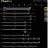 Gamemax PSU | GX PRO 1250G WH | 1250 W | Gold | Baltas | Full Modular