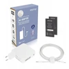 Įkroviklis Mitsu Maitinimo šaltinis sieciowy Mitsu 61W USB-C, USBC, 5-20.3V, 3A (baltas) do notebooka