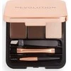 Makeup Revolution London Brow Sculpt Kit rinkinys ir paletė antakiams, 2,2 g