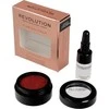 Rinkinys „Makeup Revolution“: „Flawless Foils“ veganiškų akių šešėlių pagrindas, 2 ml + „Flawless Foils“ veganiškų akių šešėlių paletė „Rose Gold“, 2 g