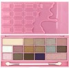 Makeup Revolution I love Make Up Palette Akių šešėlis rinkinys Šokoladas Rožinė Fizz (16 spalvų) 22g