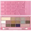Makeup Revolution I love Make Up Palette Akių šešėlis rinkinys Šokoladas Rožinė Fizz (16 spalvų) 22g