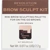 Makeup Revolution London Brow Sculpt Kit rinkinys ir paletė antakiams, 2,2 g