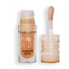 „Makeup Revolution Pout“ lūpų aliejus su medaus blizgesiu, veganiškas blizgus lūpų aliejus su medaus blizgesiu, 4 ml