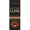 Rinkinys „Makeup Revolution“: „Retro Luxe“ lūpų pieštukas „Regal“, 1 g + „Retro Luxe“ matiniai skysti lūpų dažai „Regal“, 5,5 ml