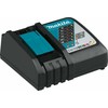 Grąžtas Makita DC18RC, Akumuliatoriaus įkroviklis, 18 V, Makita, Juodas, 230 V, Ličio jonų (Li-Ion), Nikelio-metalo hidrido (NiMH)