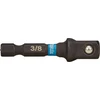 Grąžtas Makita Adapteris 1/4"-3/8" x 50MM smūginiams suktuvams IMPACT Juodas B-66868