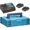 Makita Akumuliatorių ir kroviklio komplektas CXT® 197658-5 12Vmax • BL1021B x2 • DC10SB • CXT®