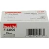 cinkuoti kaiščiai 19x1,6 mm, 16GA, pasvirimo kampas 0º, Makita [F-33906]