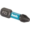 Makita Sukimo antgalis , PZ2X25mm, 25vnt. IMPACT Juodas E-12376