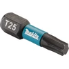 Makita Sukimo antgalis , T25X25mm, 25vnt. IMPACT Juodas E-12398