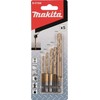 MAKITA Rinkinys grąžtų DO METALU HSS-TIN 1/4" HEX /5szt.